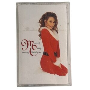 Mariah Carey Merry Christmas Cassette Tape 1994 Sony Music Near Mint